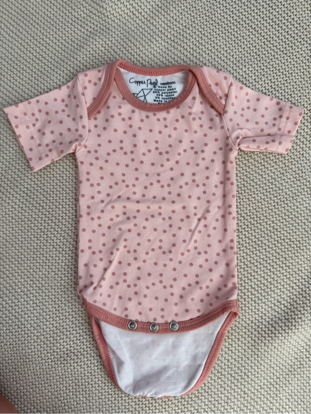 Copper Pearl bodysuit